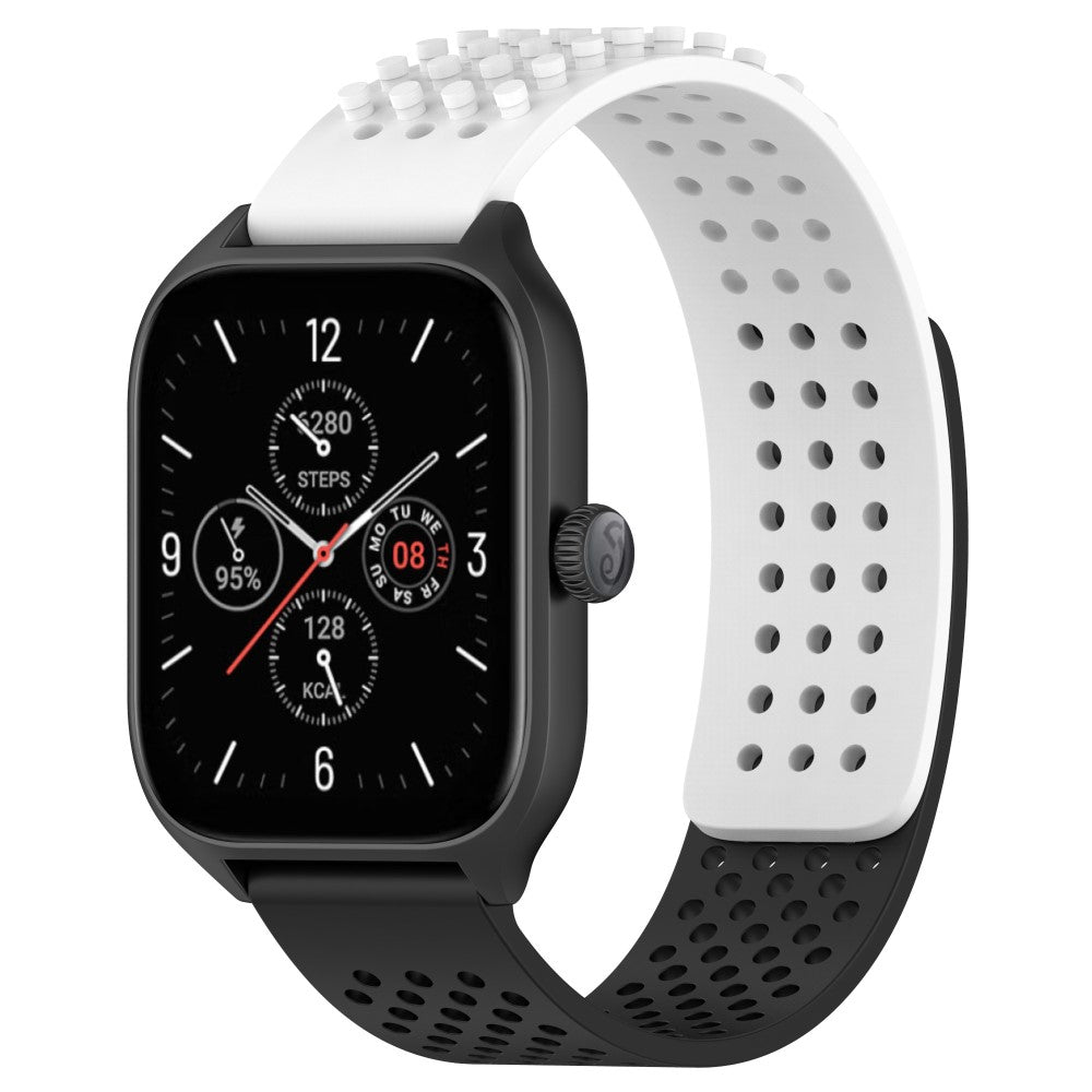 Fremragende Silikone Universal Rem passer til Smartwatch - Hvid#serie_2