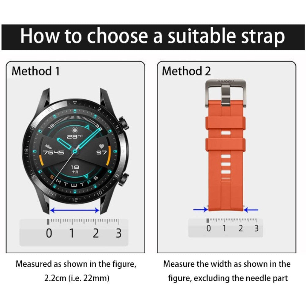 Rigtigt Pænt Silikone Universal Rem passer til Smartwatch - Grøn#serie_6