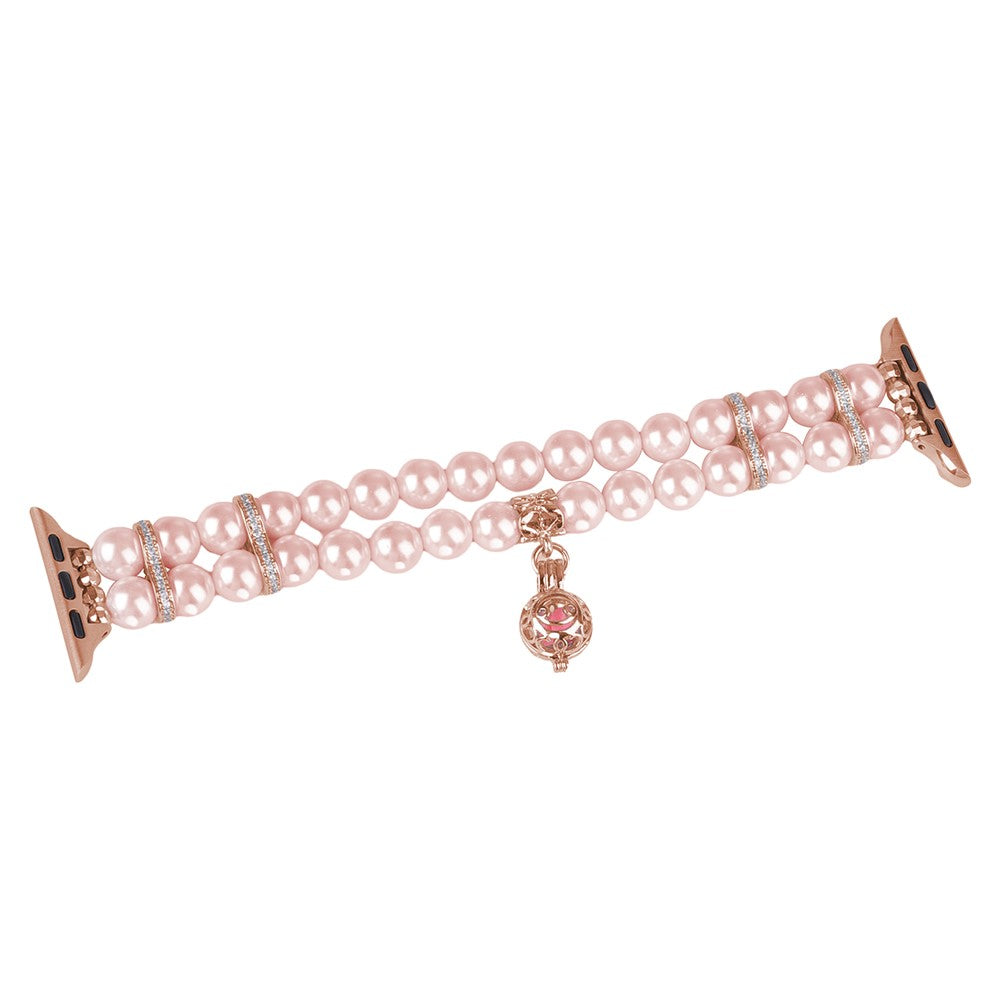 Vildt Fed Silikone Universal Rem passer til Apple Smartwatch - Pink#serie_3