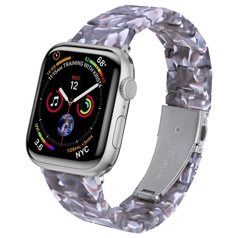 Watch Strap Apple Watch Series 41mm / 40mm / 38mm Resin Watch Band Bracelet - Grey Pink Mix#serie_5