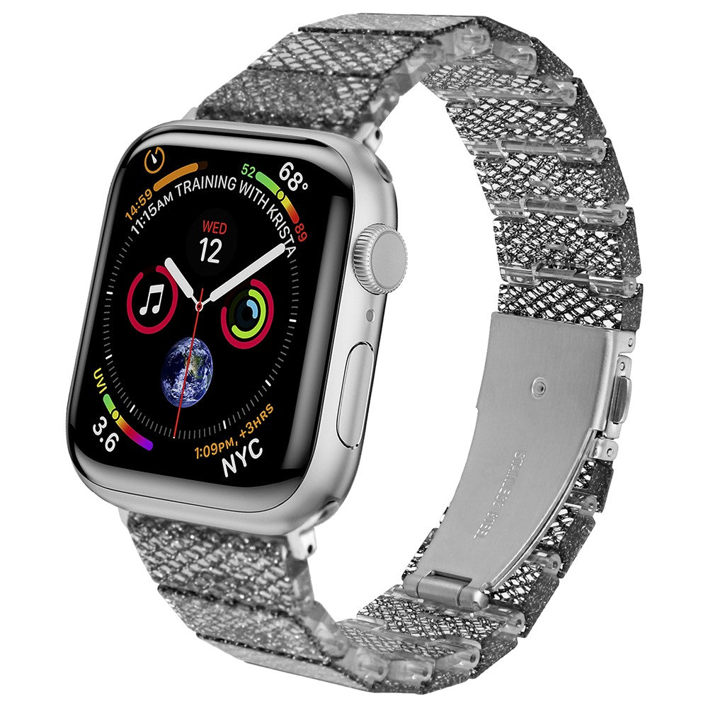 Watch Strap Apple Watch Series 41mm / 40mm / 38mm Resin Watch Band Bracelet - Grey#serie_15