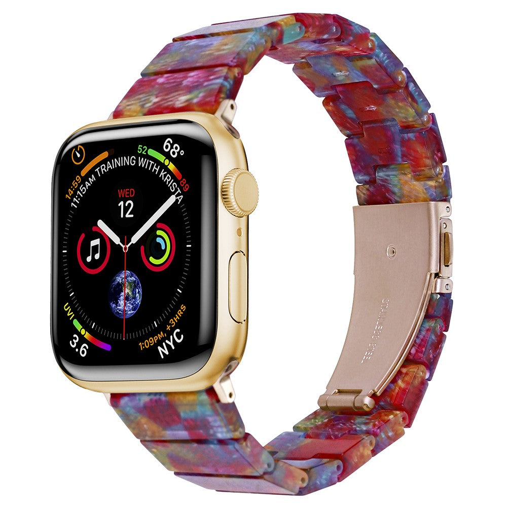 Watch Strap Apple Watch Series 41mm / 40mm / 38mm Resin Watch Band Bracelet - Rainbow#serie_16