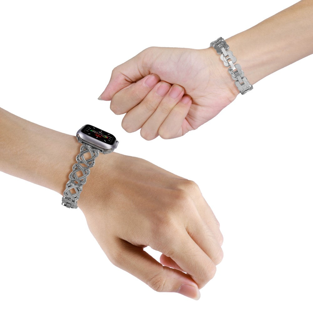 Apple Watch Series 41mm / 40mm / 38mm Watch Band Dressy Metal Bracelet - Silver#serie_5