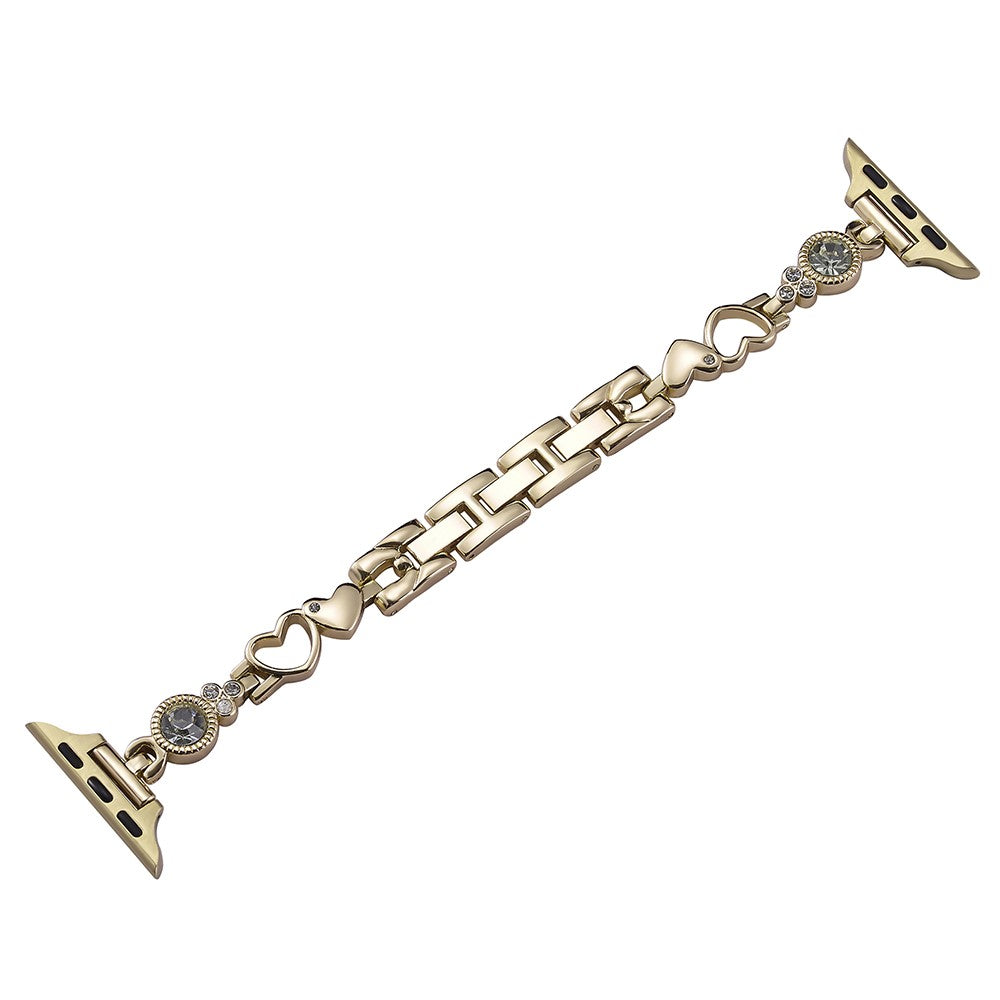 Super Fed Rhinsten Universal Rem passer til Apple Smartwatch - Guld#serie_2