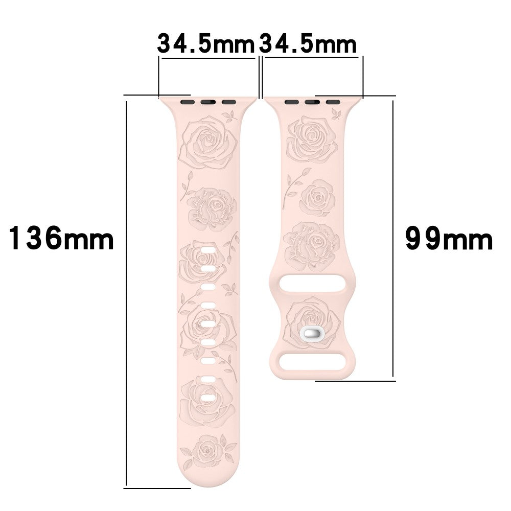 Apple Watch Series 41mm / 40mm / 38mm Silicone Watch Band Replacement Strap - Lavender#serie_16