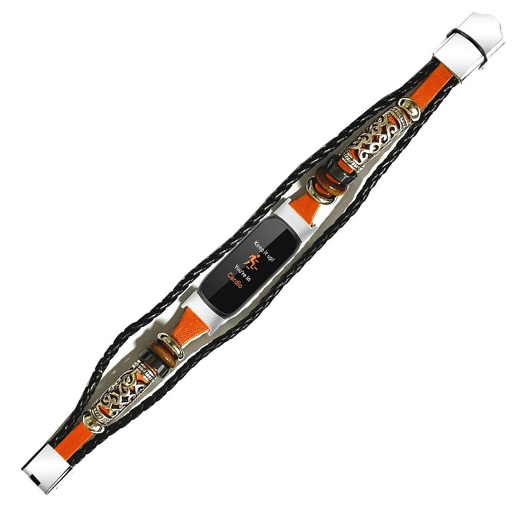 Yndigt Kunstlæder Rem passer til Fitbit Luxe - Brun#serie_2