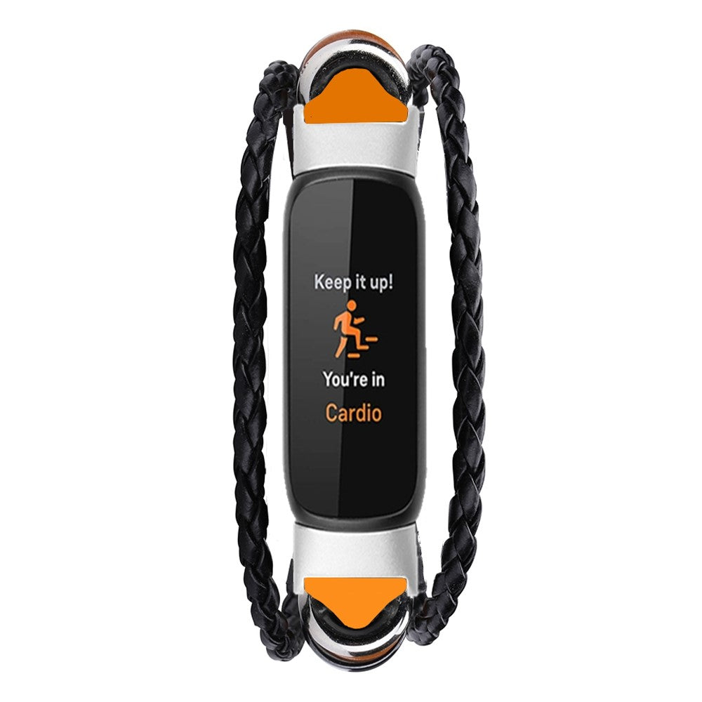 Fitbit Luxe Beaded Watch Band DIY Style Replacement Strap - Brown#serie_2