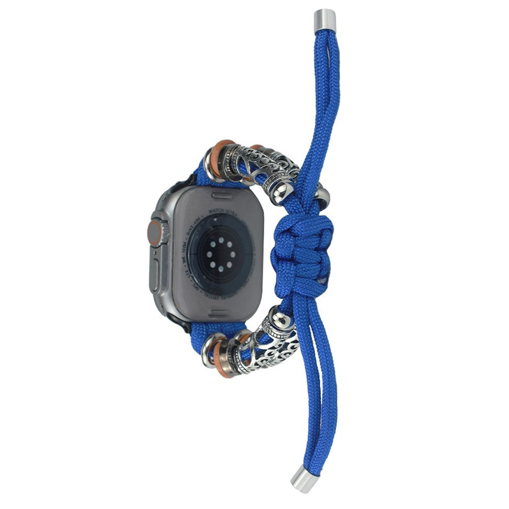 Super Elegant Nylon Universal Rem passer til Apple Smartwatch - Blå#serie_8