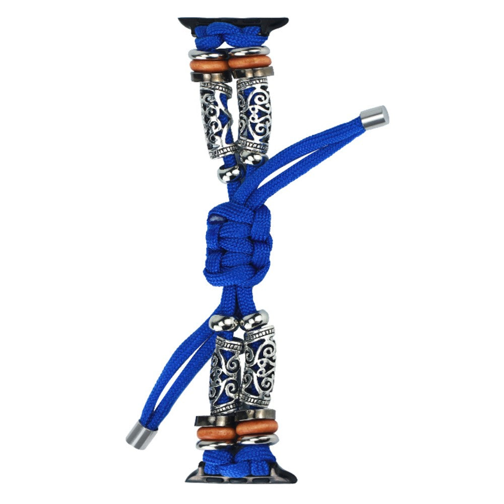 Apple Watch Series 41mm / 40mm / 38mm Rope Watch Strap Beads Wrist Band - Sapphire#serie_8