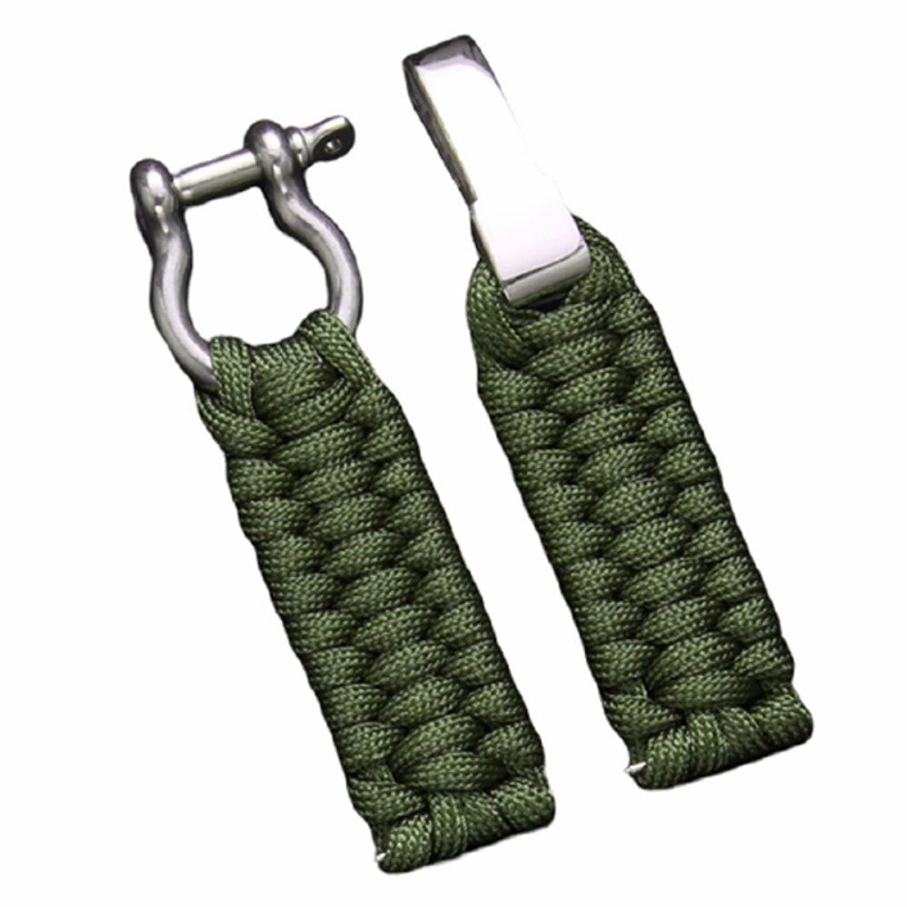 Huawei Watch GT4 46mm / Samsung Galaxy Watch3 45mm Watch Strap 22mm Braided Rope Wrist Band - Army Green#serie_7