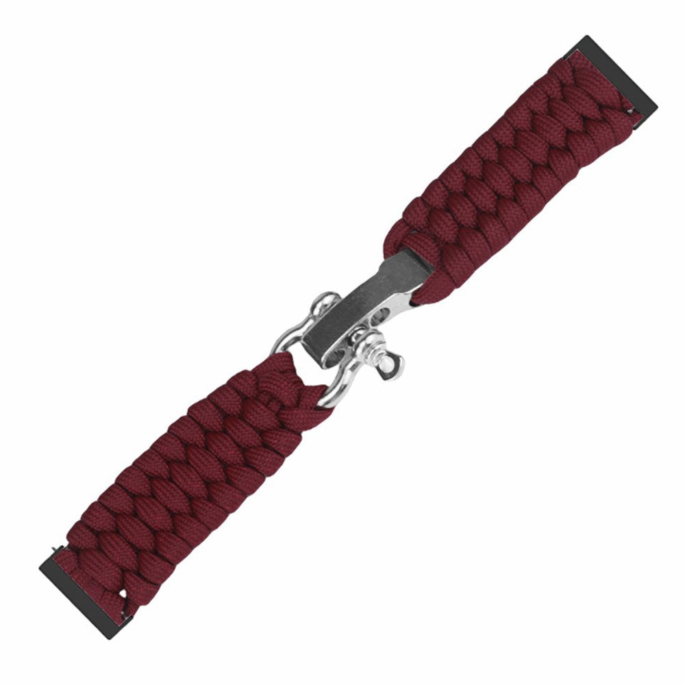 Suunto Spartan Sport Wrist HR Baro / Suunto 7 / Suunto 9 24mm Watch Band Braided Rope - Wine Red#serie_5