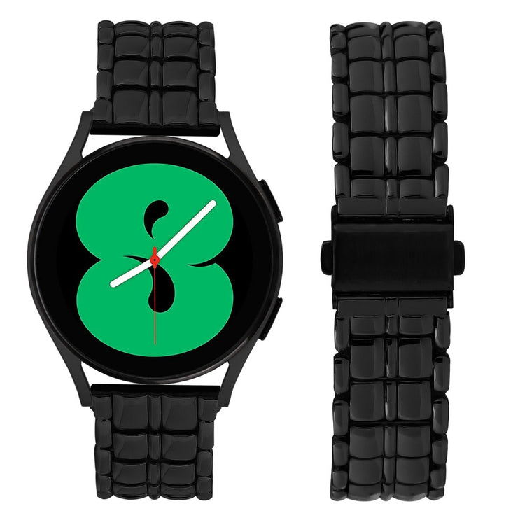 Rigtigt Fantastisk Metal Universal Rem passer til Samsung Smartwatch - Sort#serie_2