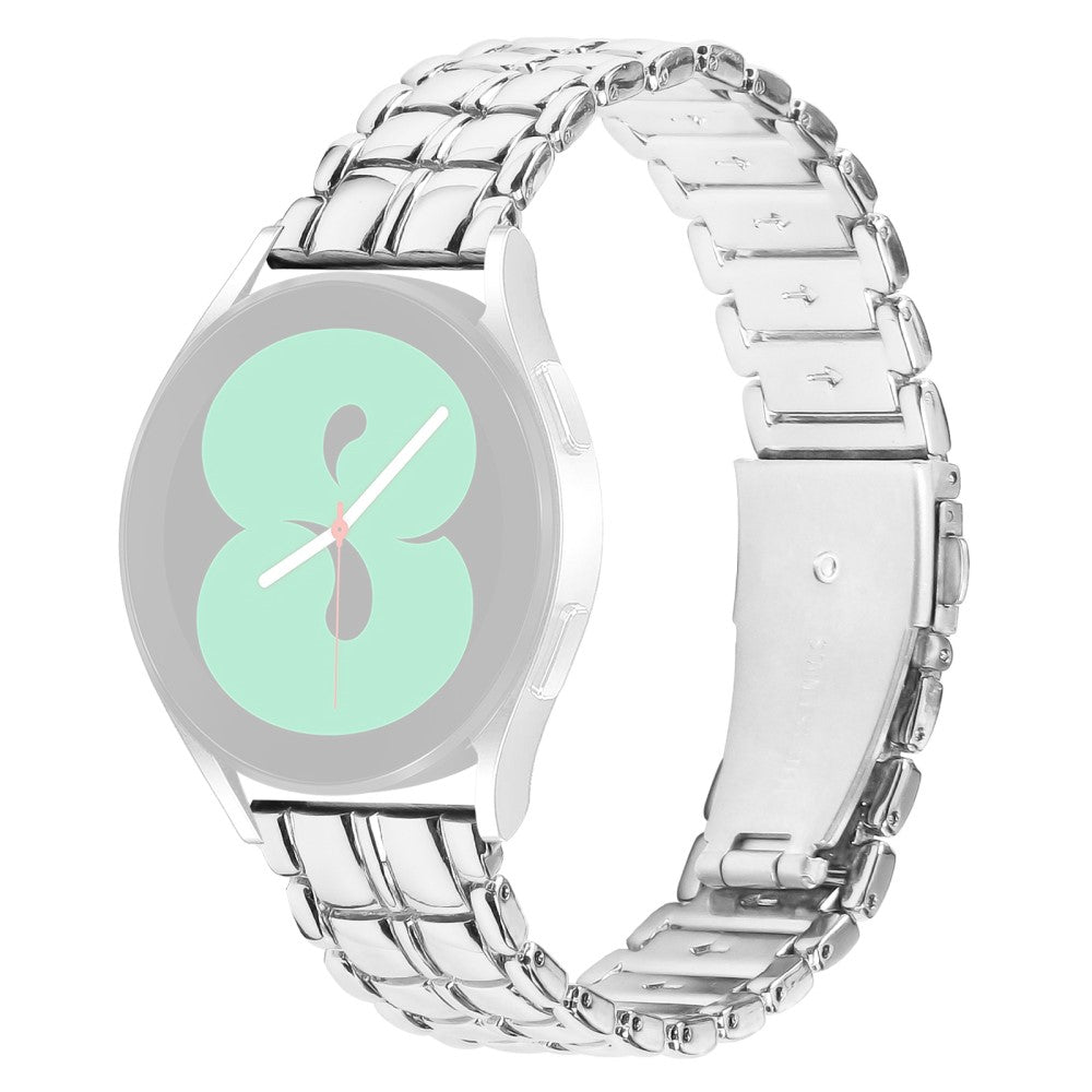 Holdbart Metal Universal Rem passer til Samsung Smartwatch - Sølv#serie_4