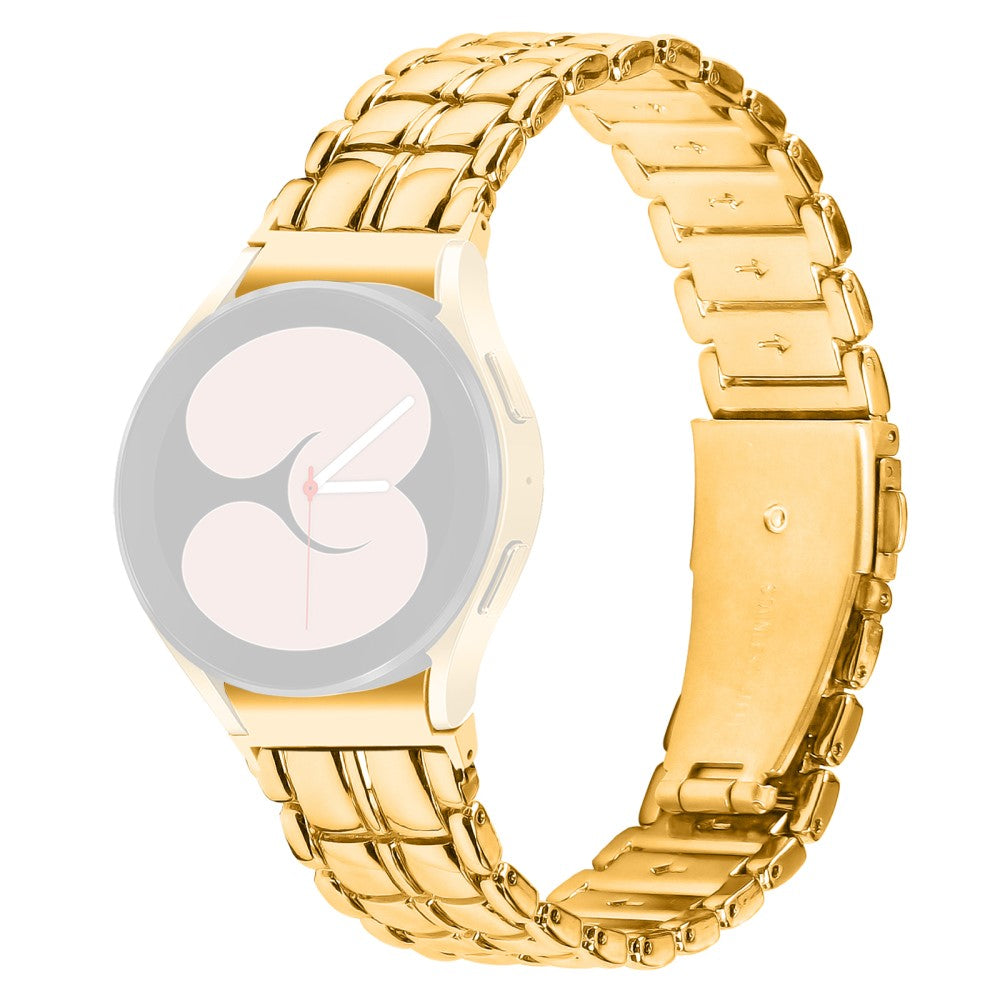 Super Fantastisk Metal Universal Rem passer til Samsung Smartwatch - Guld#serie_3