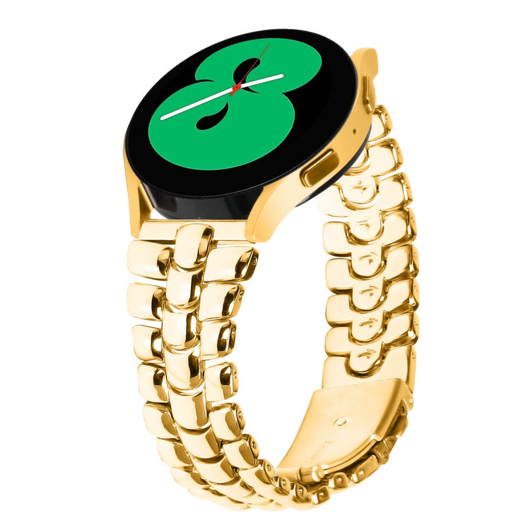 Glimrende Metal Rem passer til Garmin Vivomove 3 - Guld#serie_2