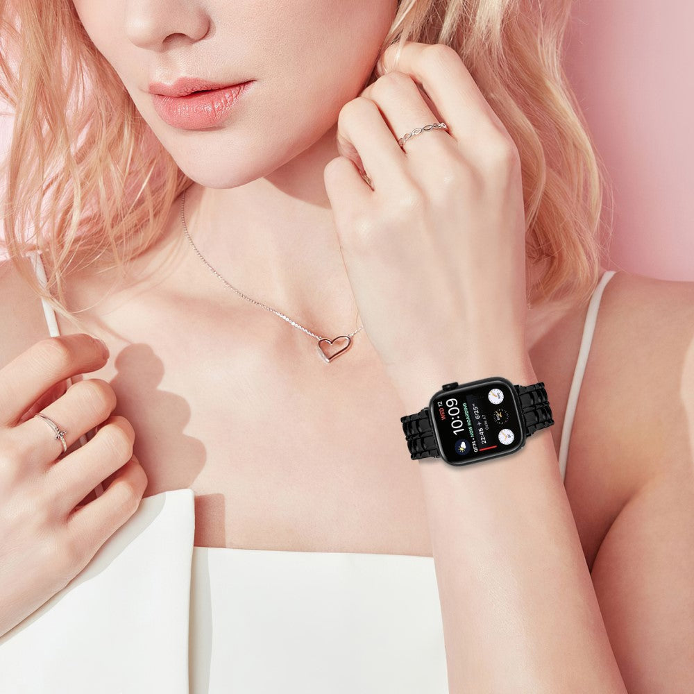 Vildt Skøn Metal Universal Rem passer til Apple Smartwatch - Sort#serie_1