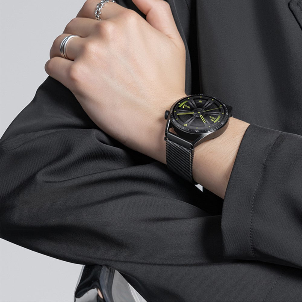 Meget Godt Metal Universal Rem passer til Smartwatch - Sølv#serie_6