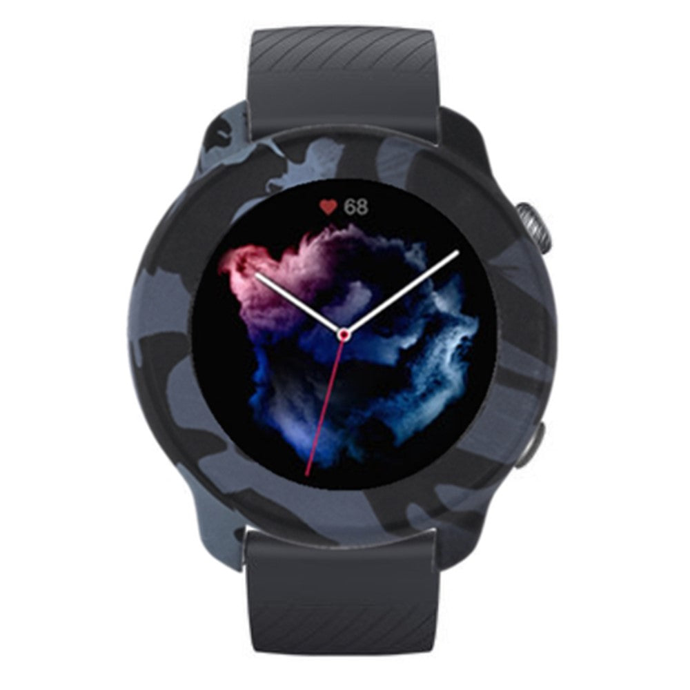 Silikone Universal Bumper passer til Amazfit Smartwatch - Sรธlv#serie_1