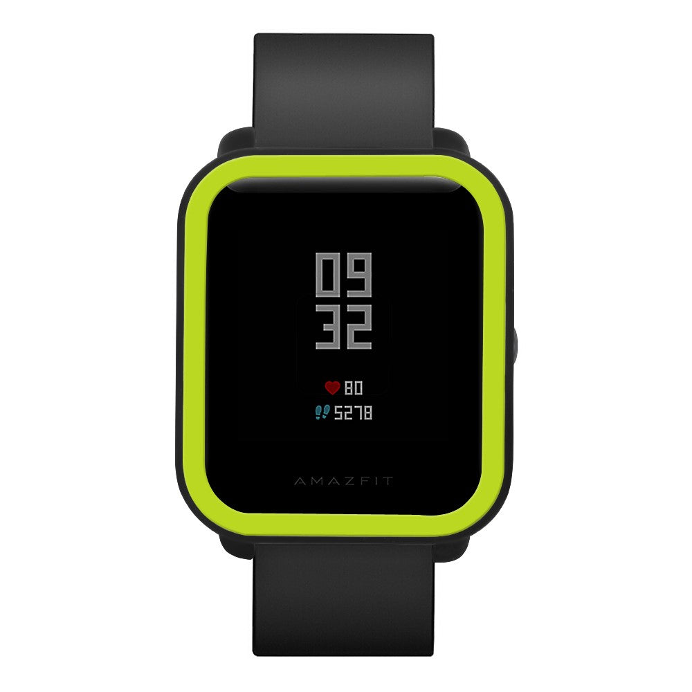 Beskyttende Silikone Universal Bumper passer til Amazfit Bip 1 / Amazfit Bip Lite - Grøn#serie_4