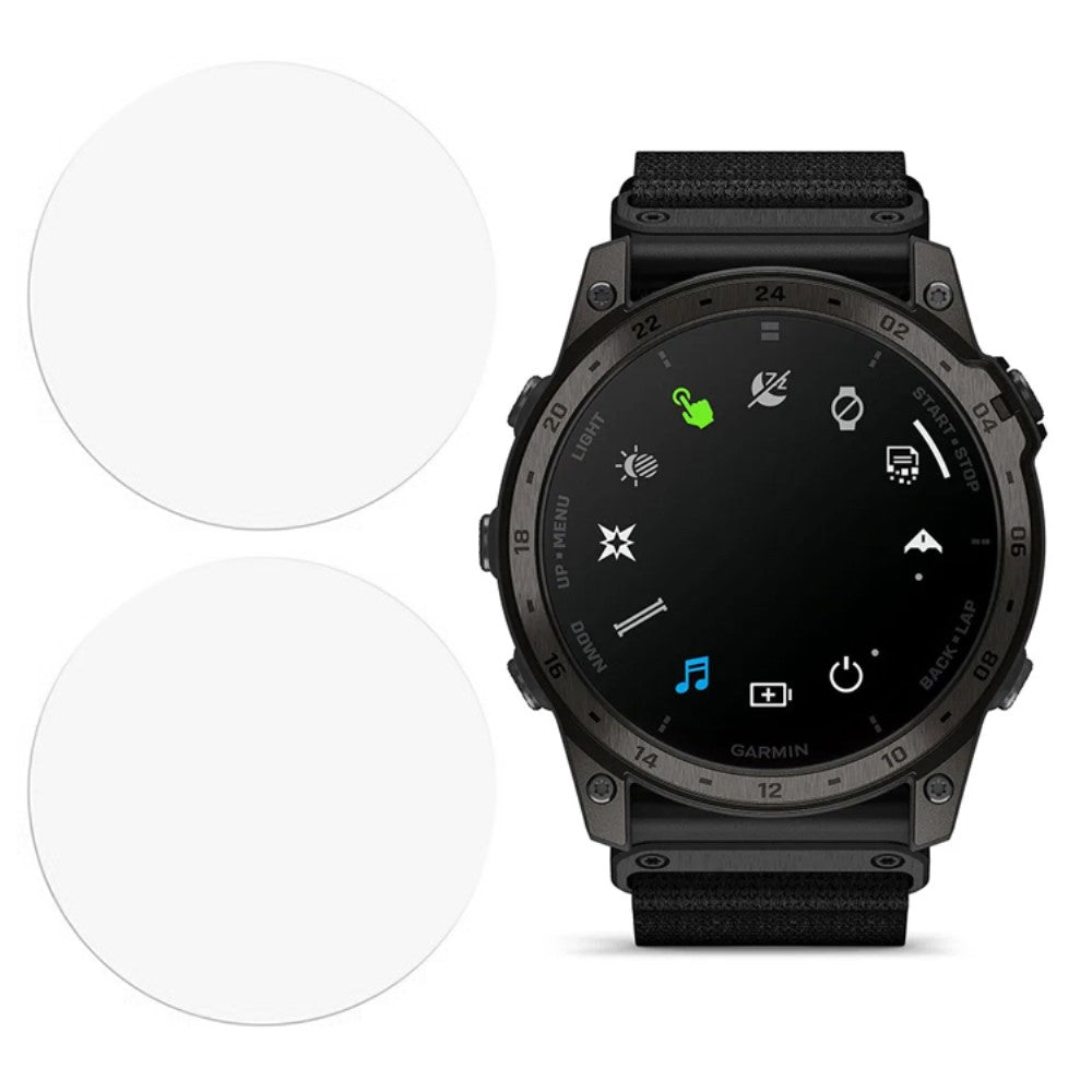 2stk Glas HD Skærmbeskytter passer til Garmin Tactix 7 - Gennemsigtig#serie_420