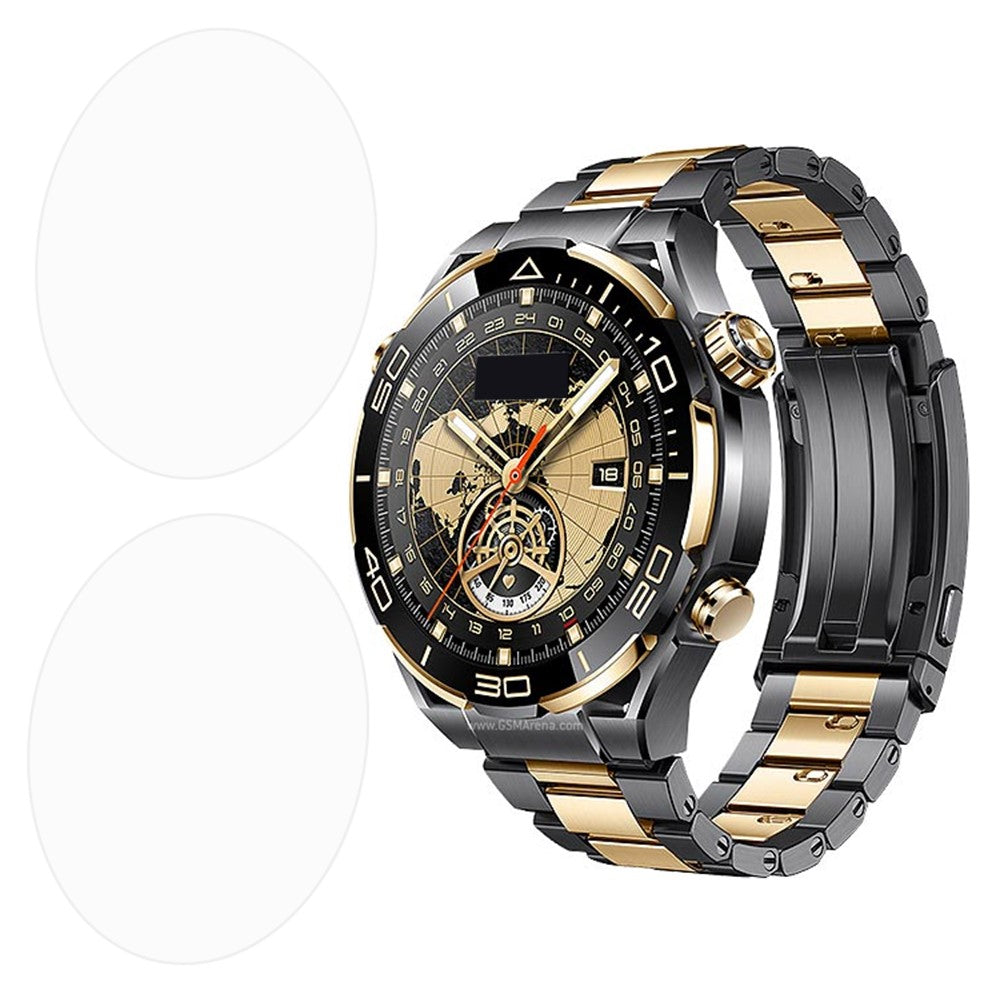 2stk Glas Skรฆrmbeskytter passer til Huawei Watch Ultimate - Gennemsigtig#serie_517