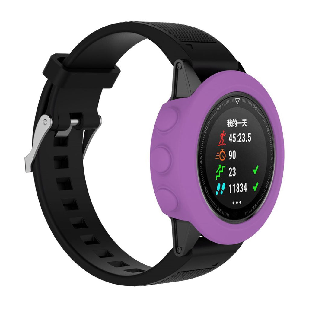 Meget Fed Garmin Fenix 5X / Garmin Tactix Charlie Silikone Cover - Lilla#serie_1