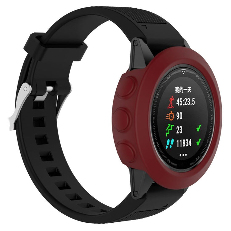 Meget Fed Garmin Fenix 5X / Garmin Tactix Charlie Silikone Cover - Rød#serie_5