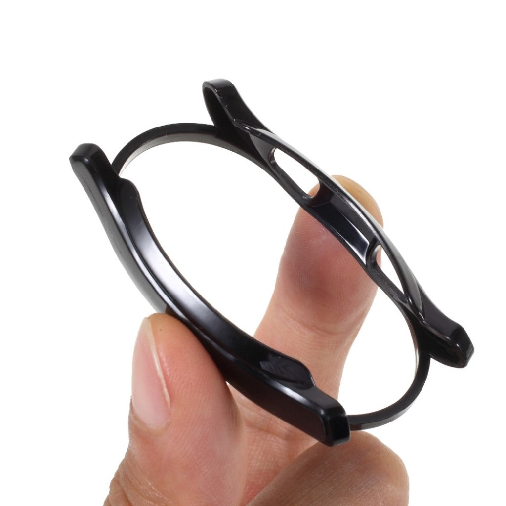 Rigtigt Fed Silikone Cover til Samsung Galaxy Watch 4 Classic (46mm) - Sort#serie_1