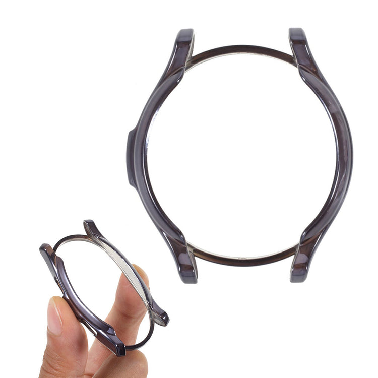 Rigtigt Fed Silikone Cover til Samsung Galaxy Watch 4 Classic (46mm) - Sølv#serie_3