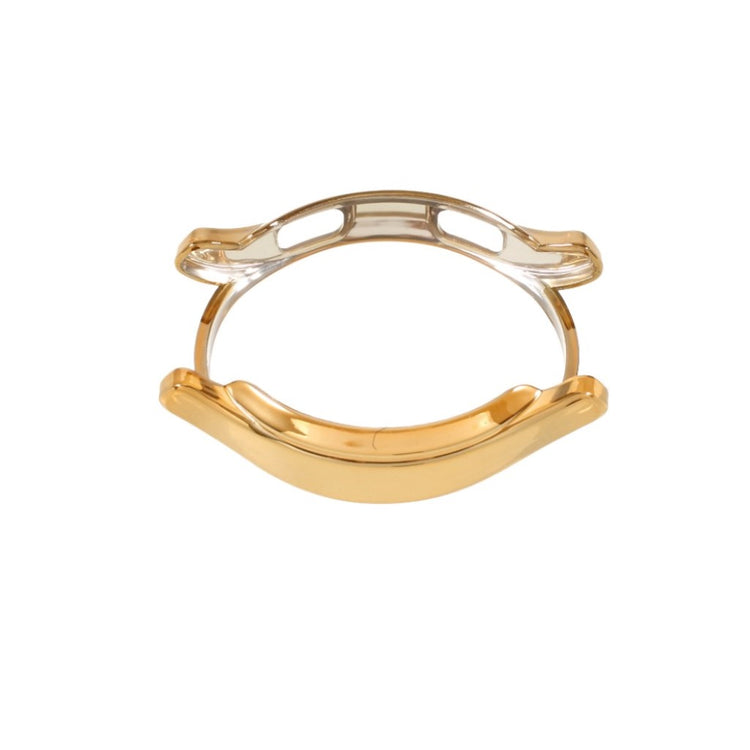 Rigtigt Fed Silikone Cover til Samsung Galaxy Watch 4 Classic (46mm) - Guld#serie_5