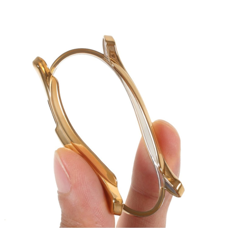 Rigtigt Fed Silikone Cover til Samsung Galaxy Watch 4 Classic (46mm) - Guld#serie_5