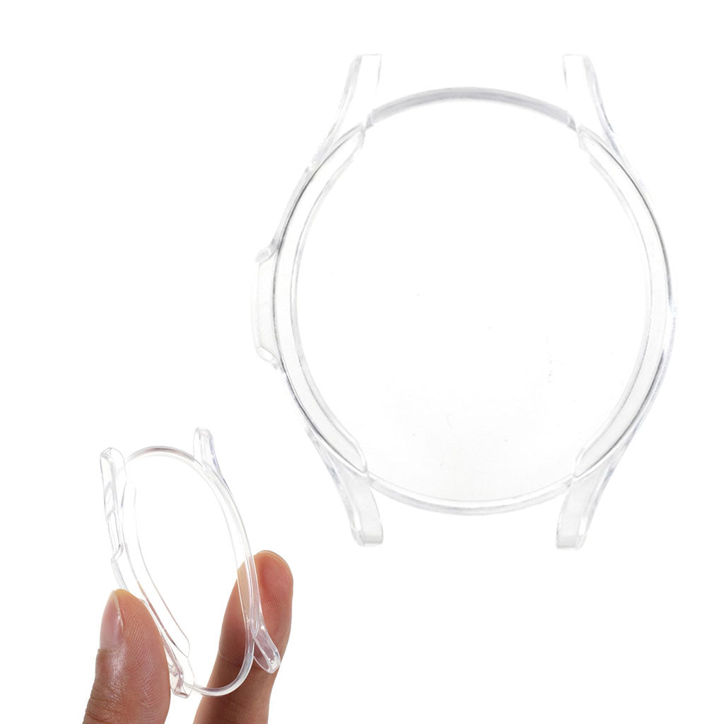 Rigtigt Fed Silikone Cover til Samsung Galaxy Watch 4 Classic (46mm) - Gennemsigtig#serie_9