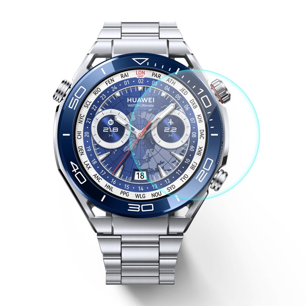 Hรฆrdet Glas 9H Skรฆrmbeskytter passer til Huawei Watch Ultimate - Gennemsigtig#serie_433