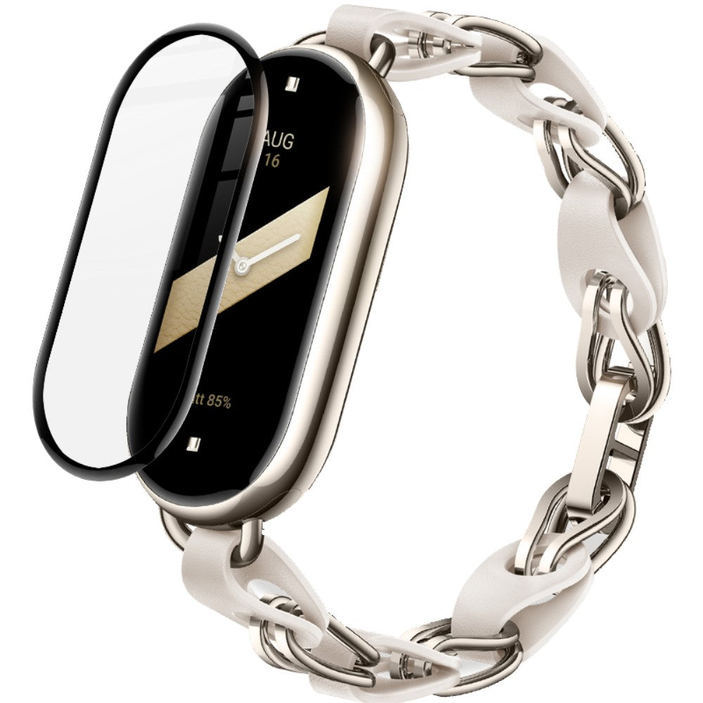 Silikone Skรฆrmbeskytter passer til Xiaomi Smart Band 8 - Gennemsigtig#serie_504