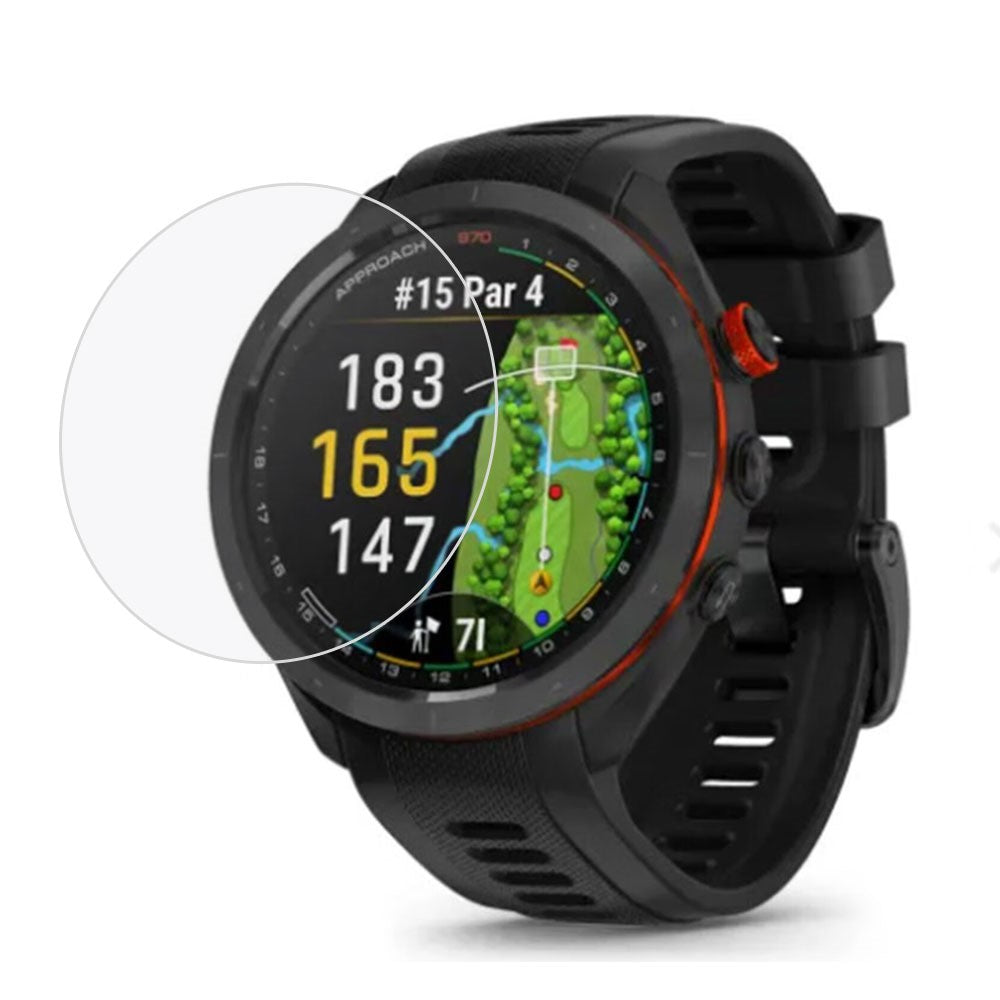 Silikone HD Universal Skรฆrmbeskytter passer til Garmin Approach S70 (42mm) / Garmin Approach S70 Series - Gennemsigtig#serie_341
