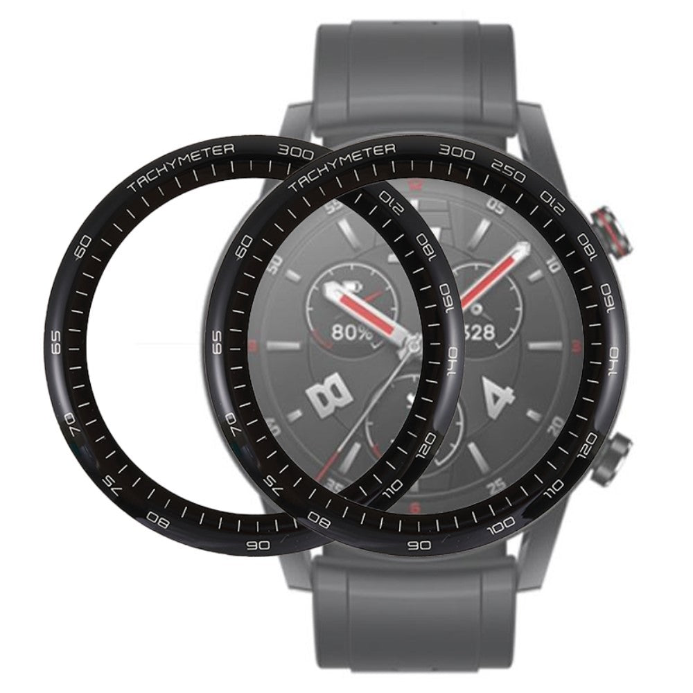 2stk Silikone HD Skรฆrmbeskytter passer til Honor Watch GS 3i - Gennemsigtig#serie_1