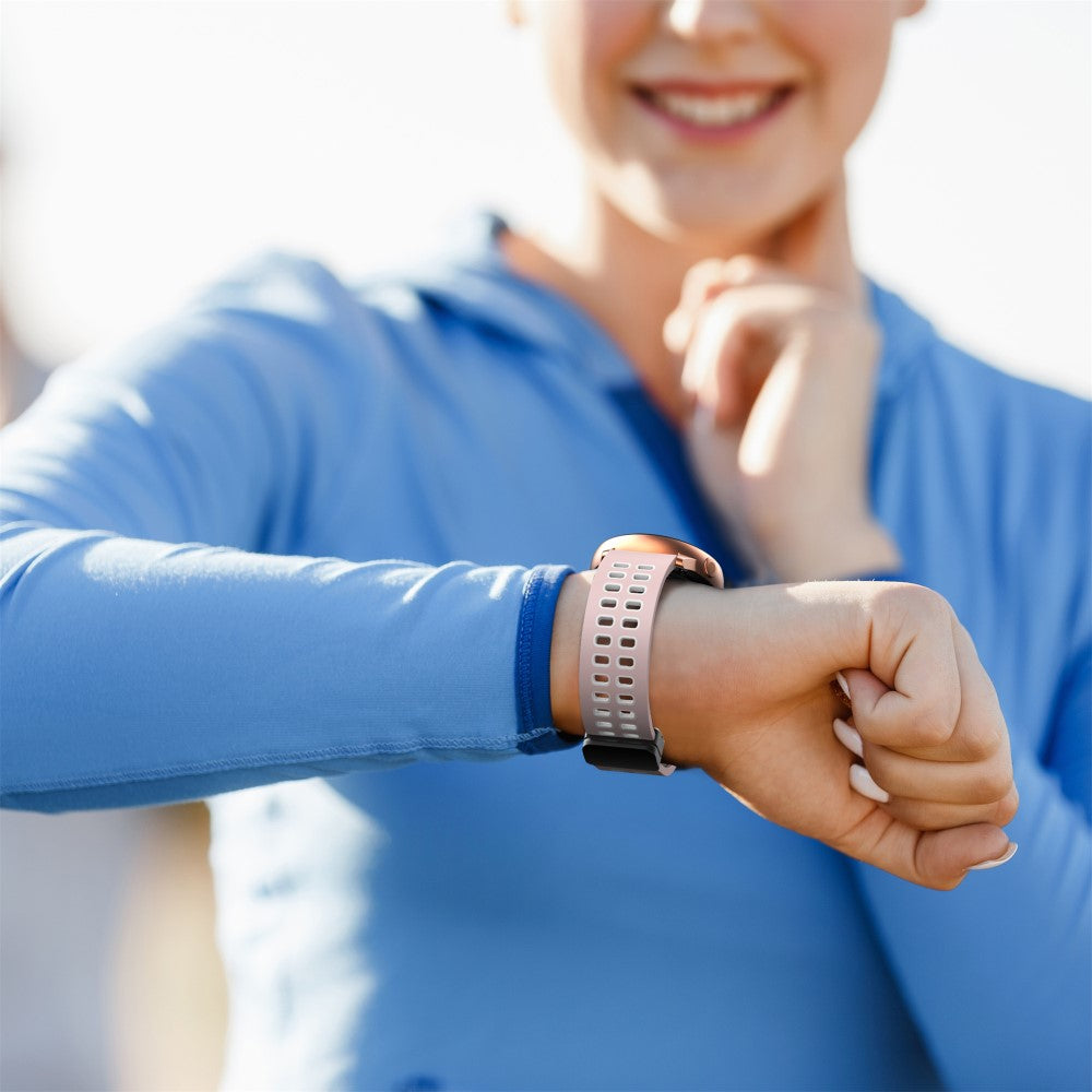 Helt Vildt Godt Silikone Universal Rem passer til Smartwatch - Pink#serie_12