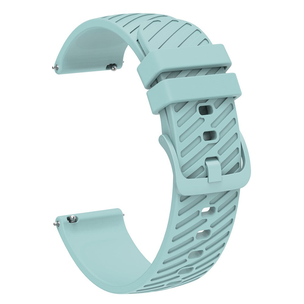 20mm Universal texture pattern silicone strap - Sky Blue#serie_3