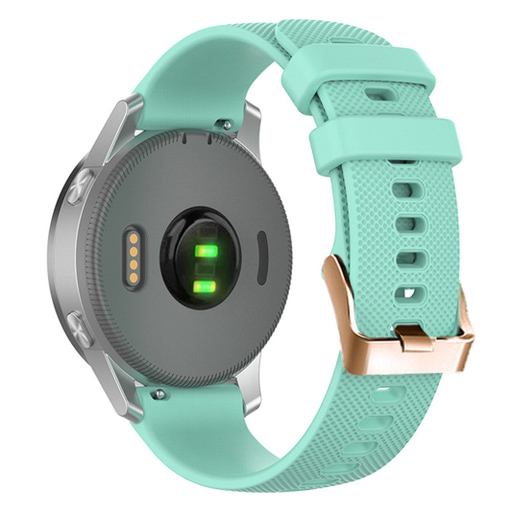 18mm Universal texture pattern silicone strap - Green#serie_9