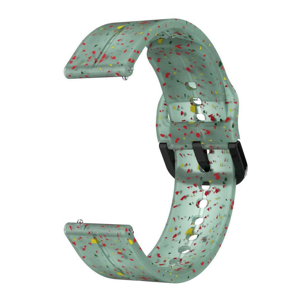 Solid Silikone Universal Rem passer til Smartwatch - Grøn#serie_1