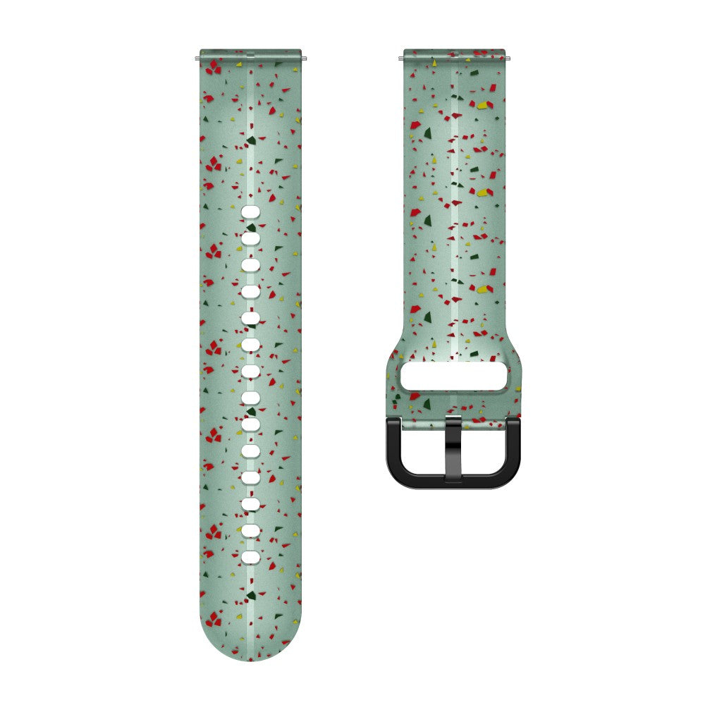Solid Silikone Universal Rem passer til Smartwatch - Grøn#serie_1