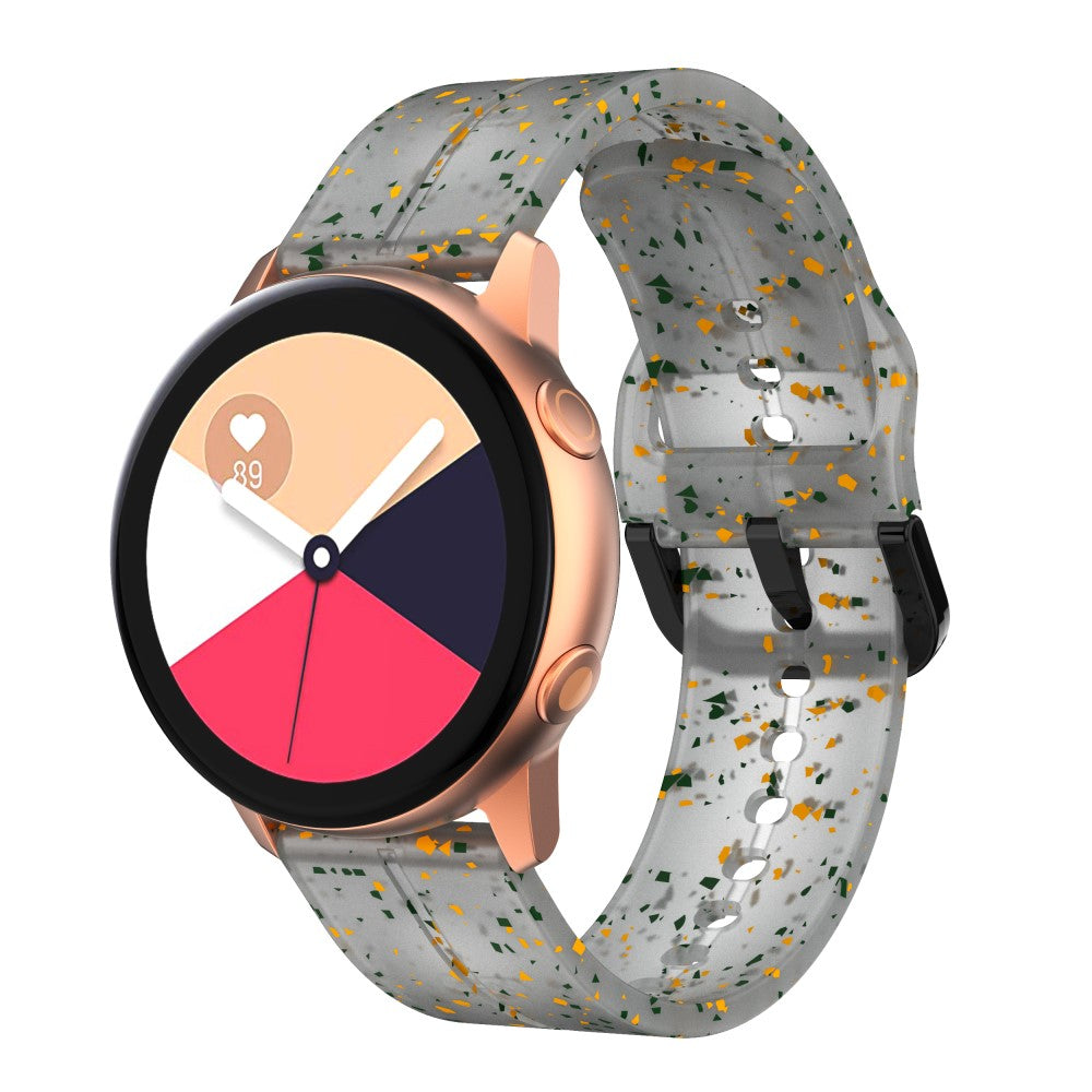 Solid Silikone Universal Rem passer til Smartwatch - Sølv#serie_5