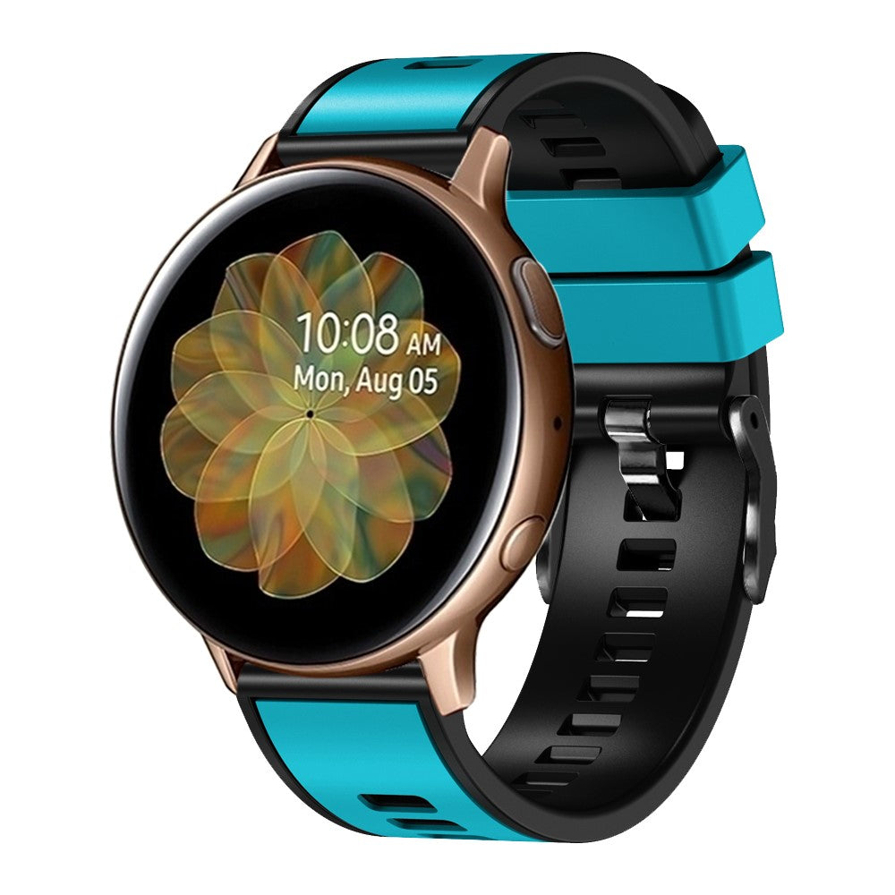 Holdbart Silikone Universal Rem passer til Smartwatch - Blå#serie_14