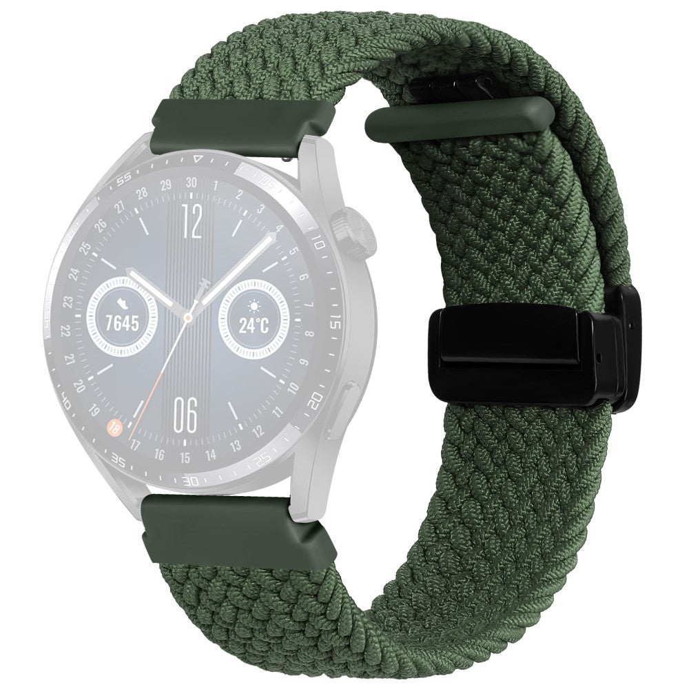 20mm Universal nylon braid strap - Green#serie_10