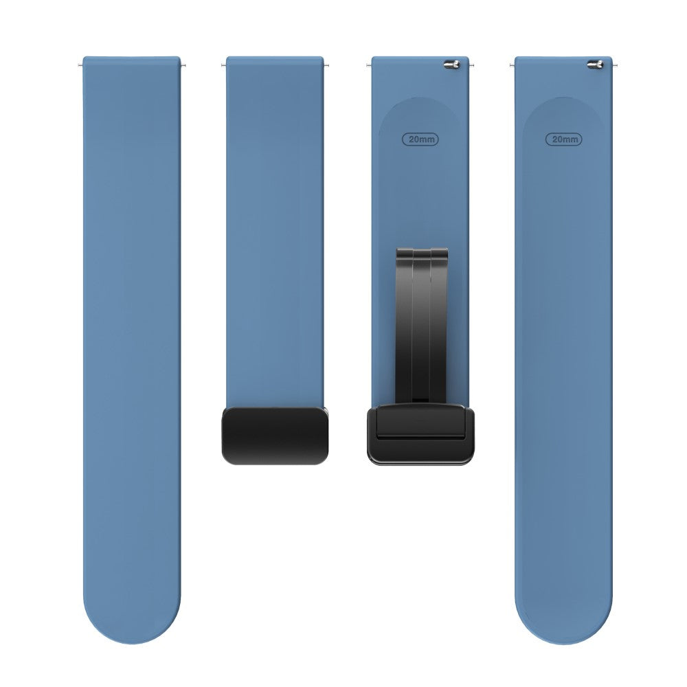 Mega Sejt Silikone Universal Rem passer til Smartwatch - Blå#serie_1