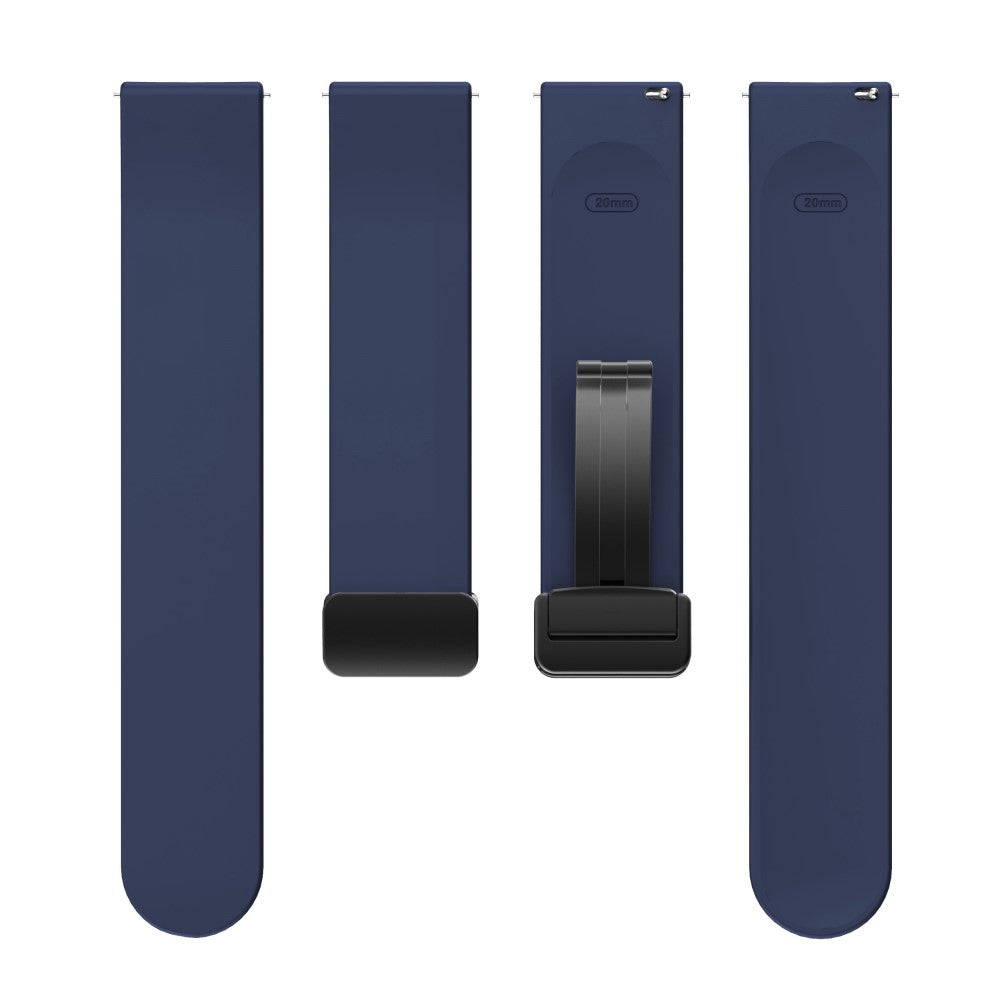 Mega Sejt Silikone Universal Rem passer til Smartwatch - Blå#serie_11