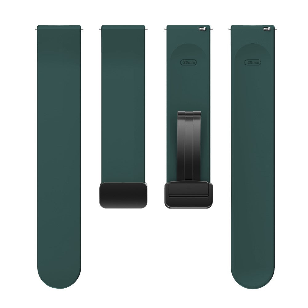 Mega Sejt Silikone Universal Rem passer til Smartwatch - Grøn#serie_5