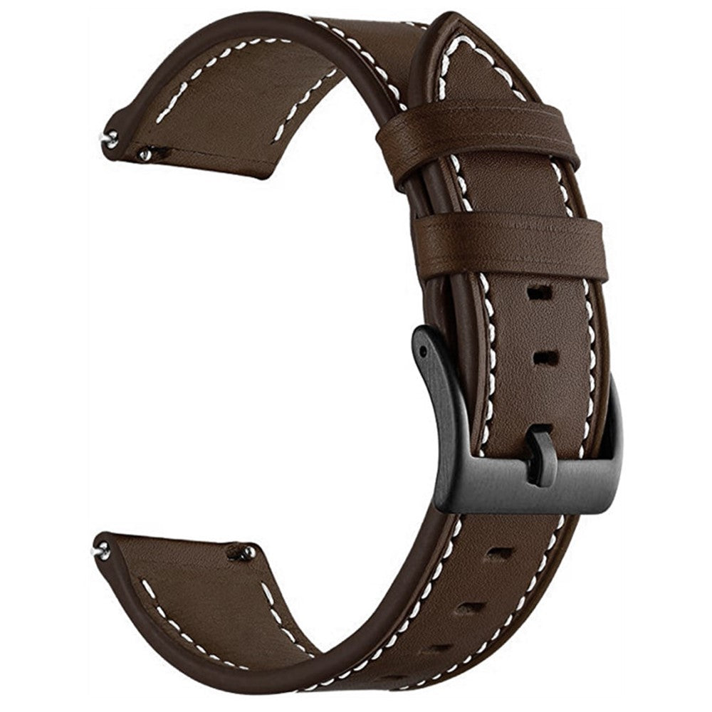 20mm Universal Genuine Cowhide leather strap - Coffee#serie_4