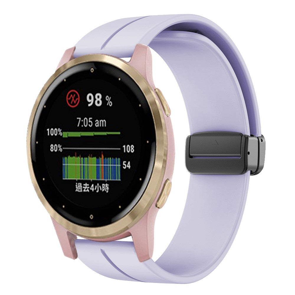 Rigtigt Godt Silikone Universal Rem passer til Smartwatch - Lilla#serie_14