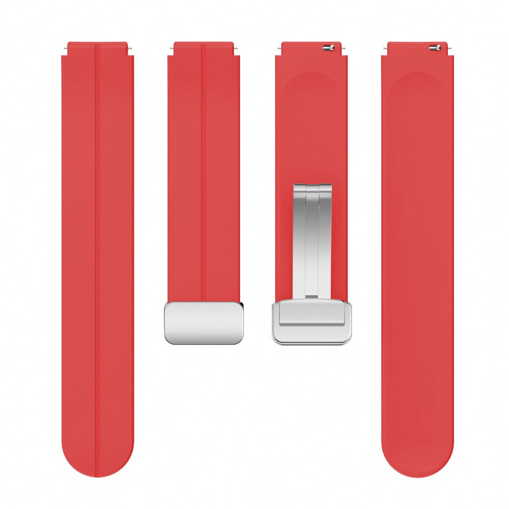 Yndigt Silikone Universal Rem passer til Smartwatch - Rød#serie_4